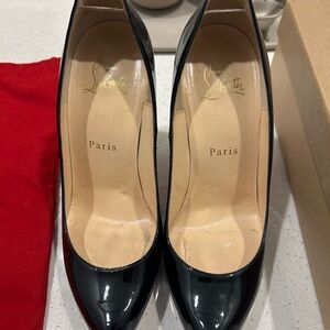 Christian Louboutin Black Patent Heels